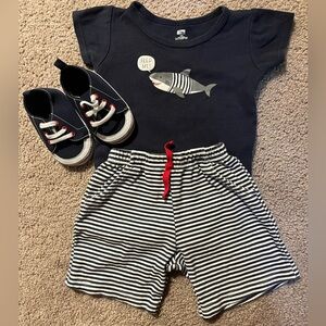 ⭐️3/$15⭐️ HB Baby EUC Boy 3pc Outfit